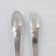 Arne Jacobsen salad servers for Georg Jensen 1970