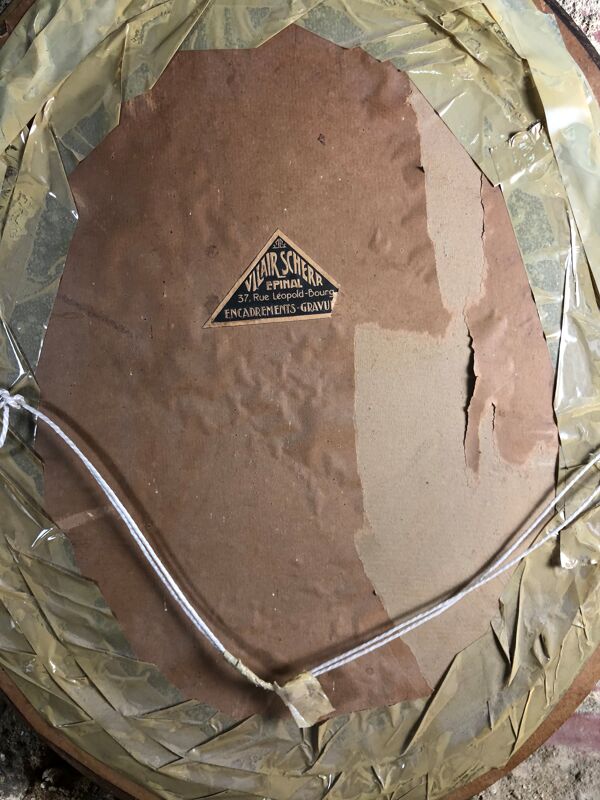 Portrait pastel sur papier ''portrait du gentilhomme'' encadré sous verre XIX eme