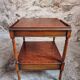 Table d’appoint vintage en acajou – France, années 50/60