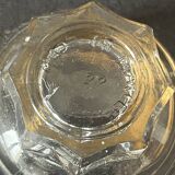 Lot de 6 verres en verre doré à l'or fin - vintage 1940 - verres à liqueur