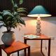 Sculptural Glazed Ceramic Art Table Lamp, Germany 1960s
