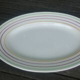 Plat de service de la faïencerie Gien modèle Jeannic