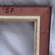 Black and brown wooden frame