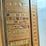 Branded wooden box, mother-of-pearl inlay, Syrian