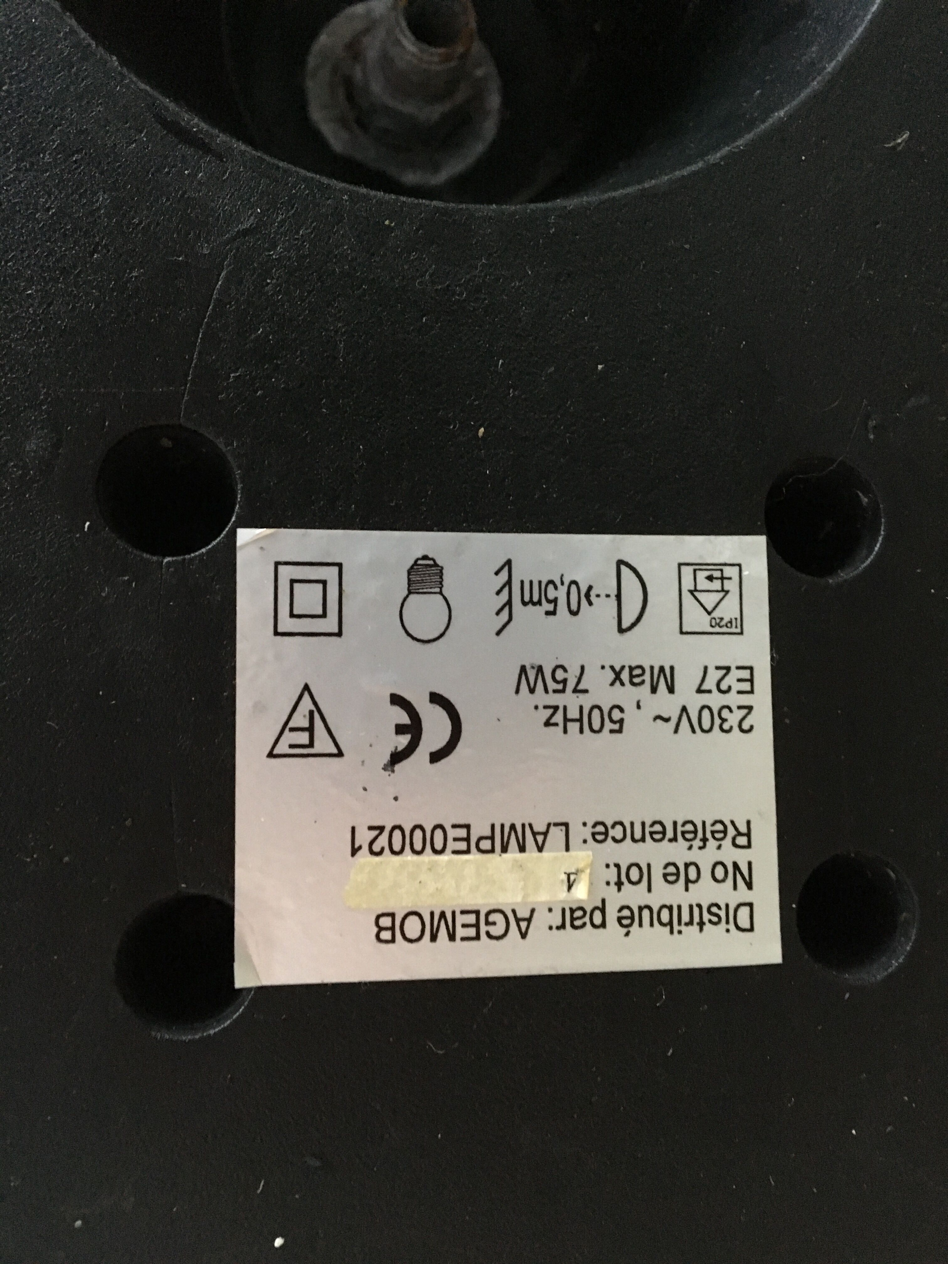 Industrial floor lamp 60s