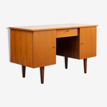 Bureau vintage, années 60, noyer