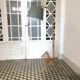 Lampadaire en rotin