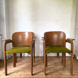 Set of 4 Armchairs by Bruno Rey for Dietiker 1970