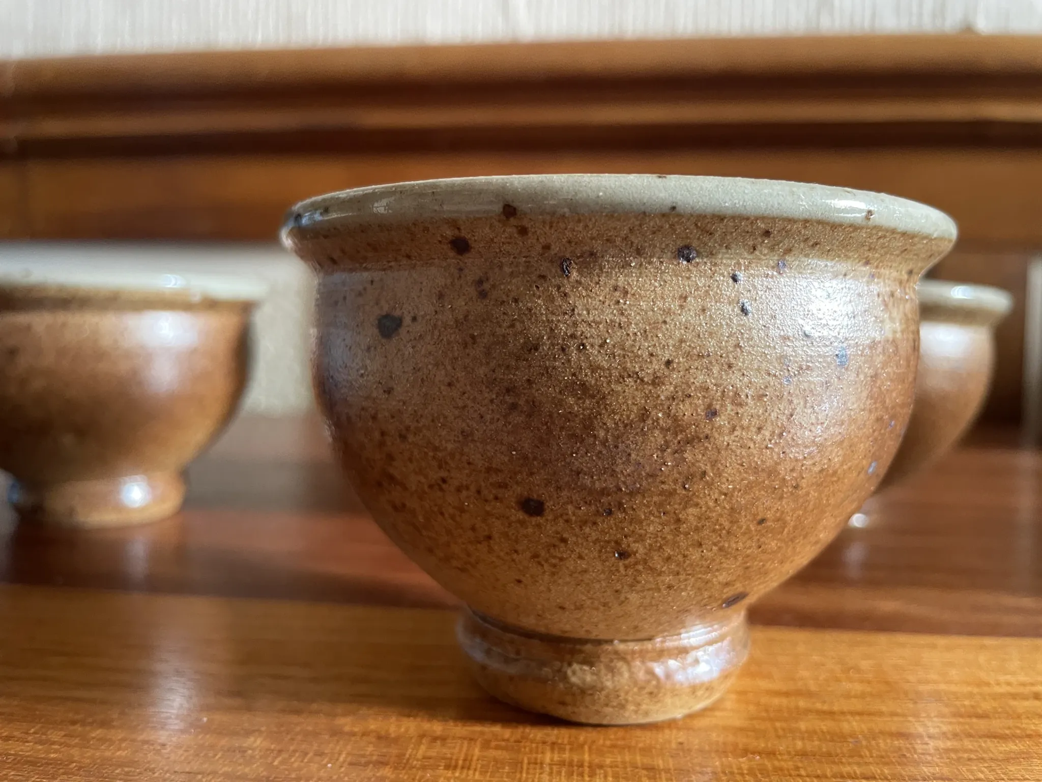 4 pyrite stone ramekins by Pierre Digan