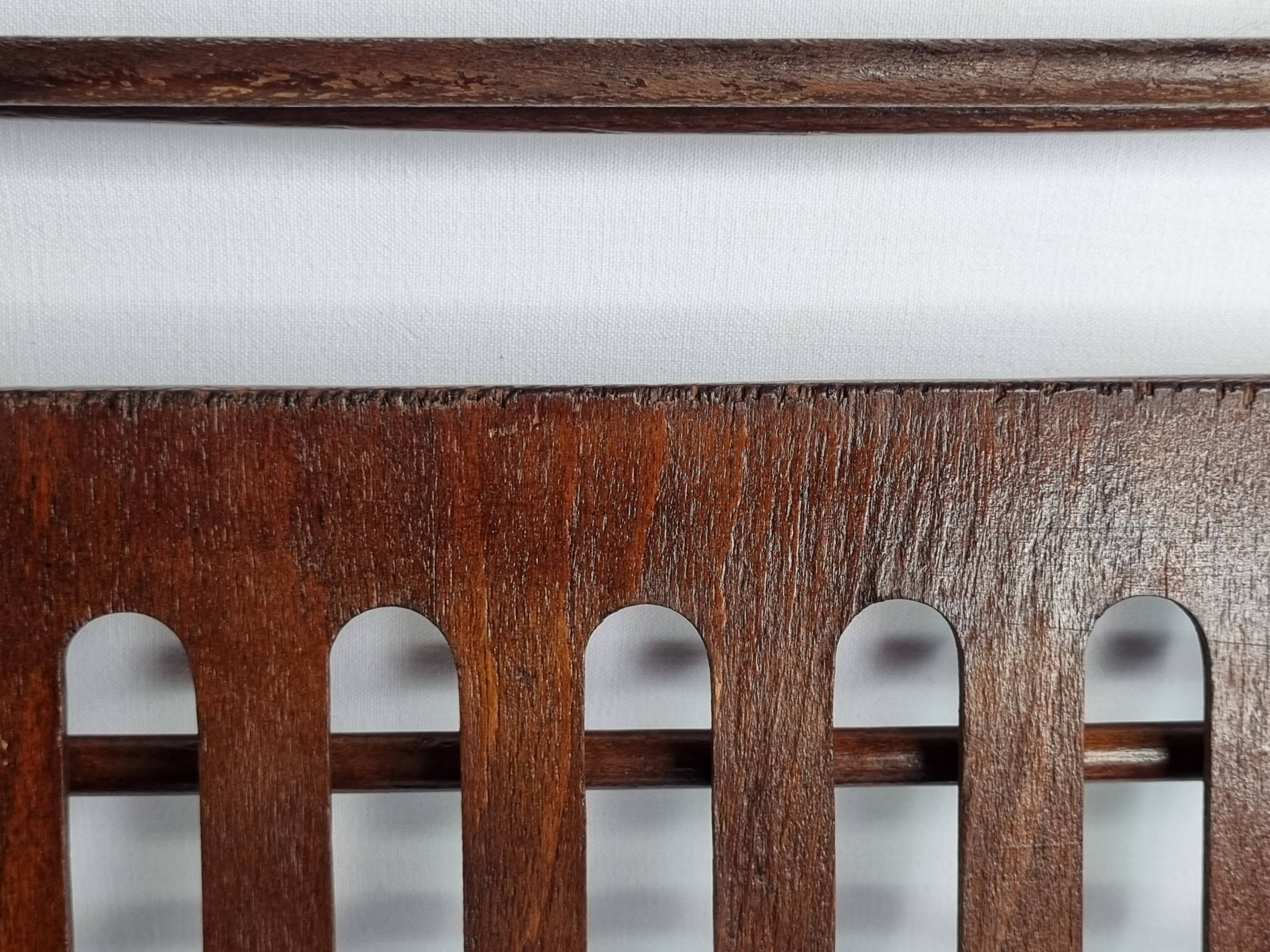 Folding teak magazine holder by Cees Braakman