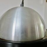 Space Age "Saturn" pendant light, 1970, aluminum, metal, resin