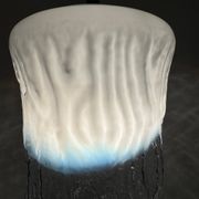 Murano Targetti Sankey glass pendant light from the 70s