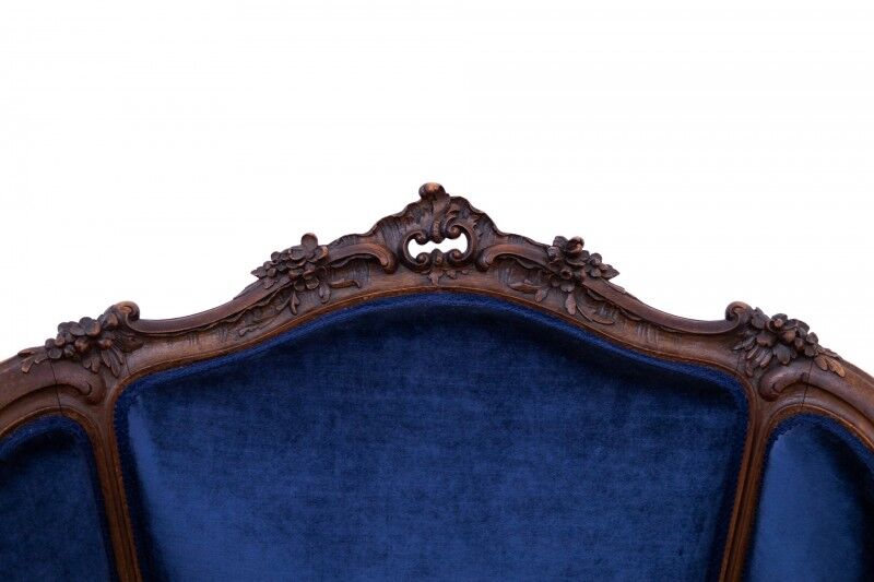 Antique pair of armchairs from the second half of the 19th century, France. After renovation.