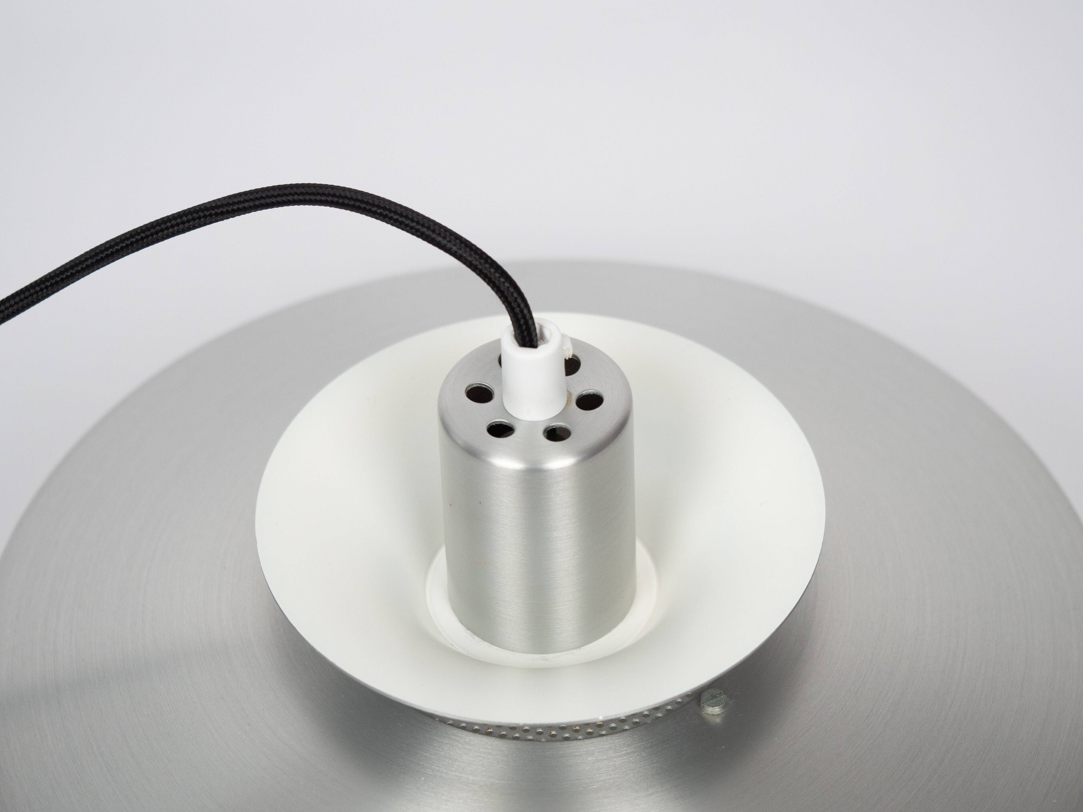 Danish vintage pendant lamp Alexia by Kurt Wiborg, Jeka, 1980s