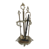 Serviteur de cheminée bronze doré