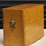 "Vintage" index card boxes