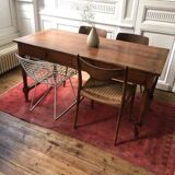Solid wood farm table