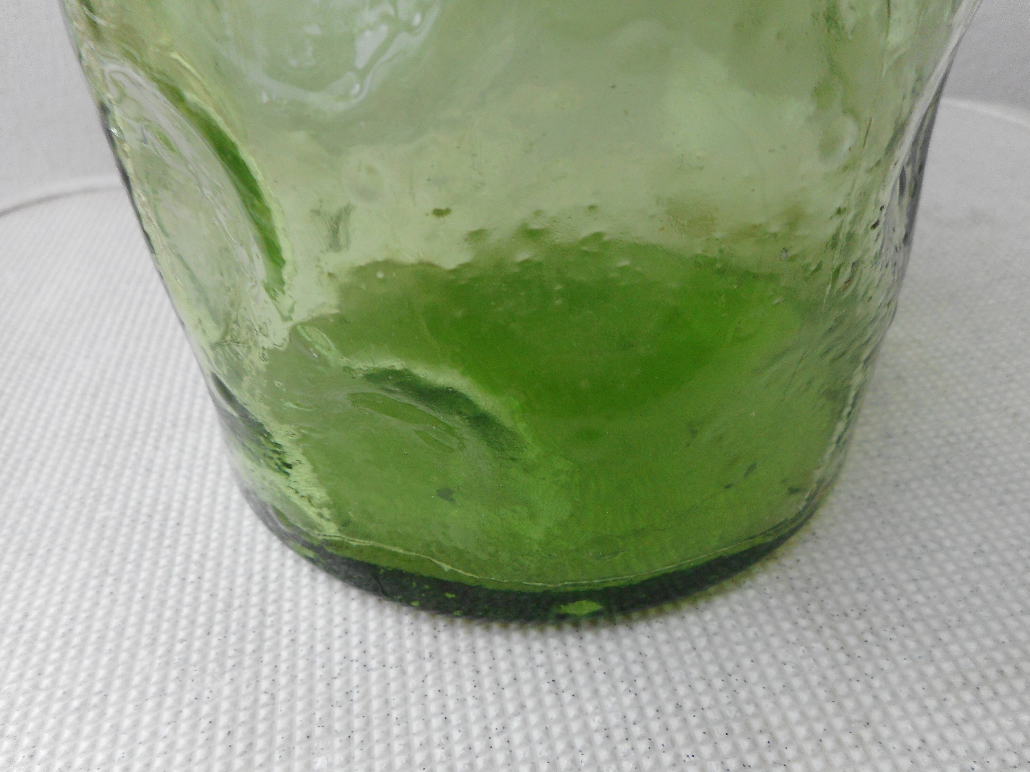 Vintage molded glass decanter