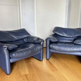 Maralunga armchair by Vico Magistretti for Cassina