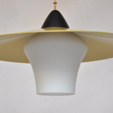 Hanging glass and metal