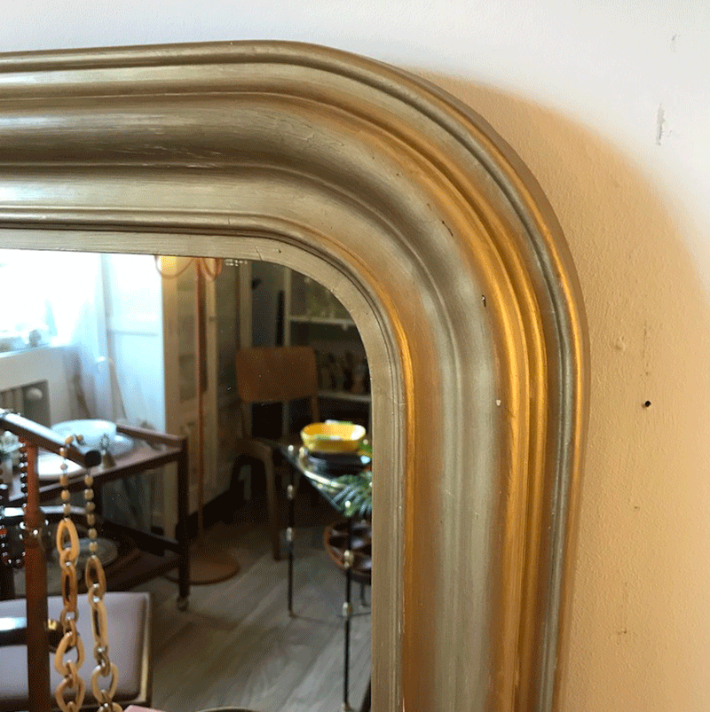 Gilded Louis-Philippe mirror