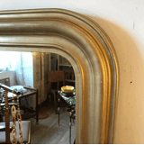 Gilded Louis-Philippe mirror
