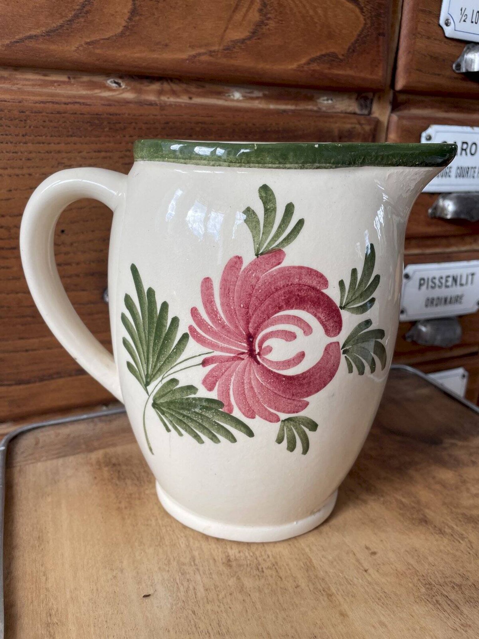 Saint-Clément oval pitcher Height 18.5 cm