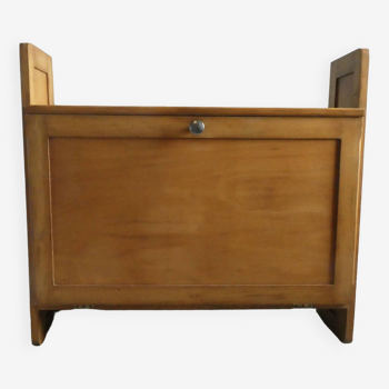 Light wooden wall secretary from the 60s