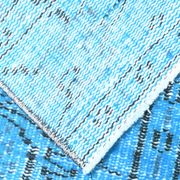 2x9 Vintage Light Blue Kitchen Runner Rug, 65x276Cm