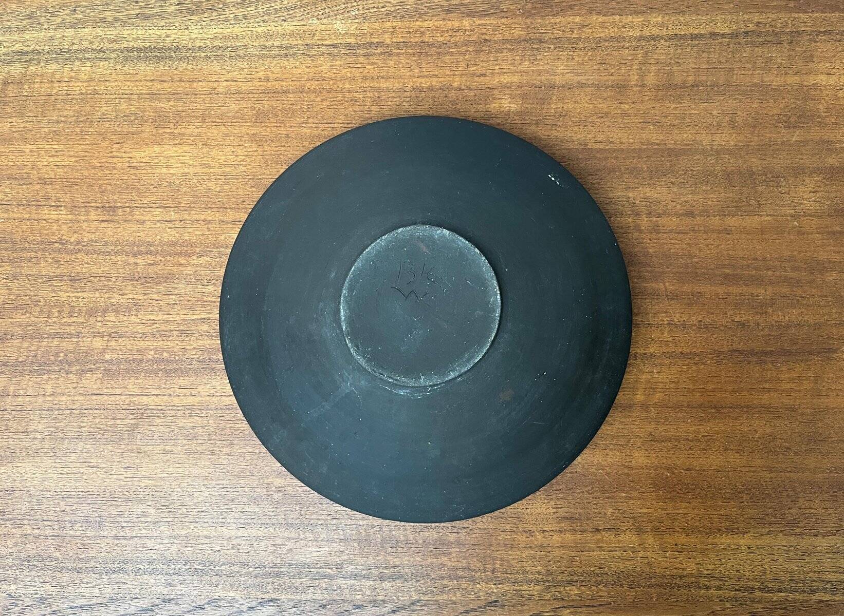 Grand bol de poterie d'atelier allemand du milieu du siècle de BKW Böttger Keramik Wandsbek, Hambourg, années 1960