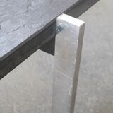 Slate stone coffee table France 1950