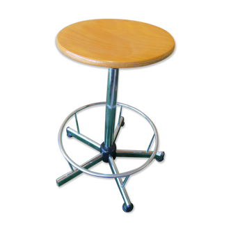 Turning industrial stool