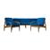 Model 121 Paper Knife Easy Chairs and Sofa by Kai Kristiansen for Magnus Olesen, 1960s, Set of 3