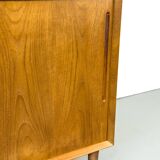 Buffet en teck à portes coulissantes par Chr. Linneberg, années 1960