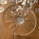 9 Saint Louis cut crystal champagne flutes