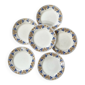 Antique earthenware plates