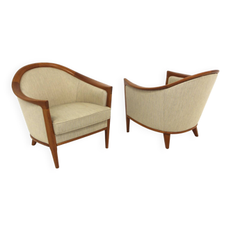Set of 2 "Fabiola" armchairs, Bröderna Andersson, Sweden, 1960