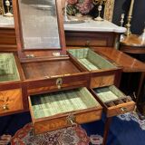 18th-century hairdresser with Louis XVI marquetry decoration.