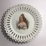 4 openwork plates in Saxony Porcelain