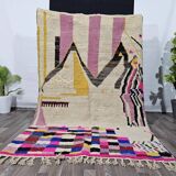 Handmade Berber rug in wool 2.5 x 1.5 m