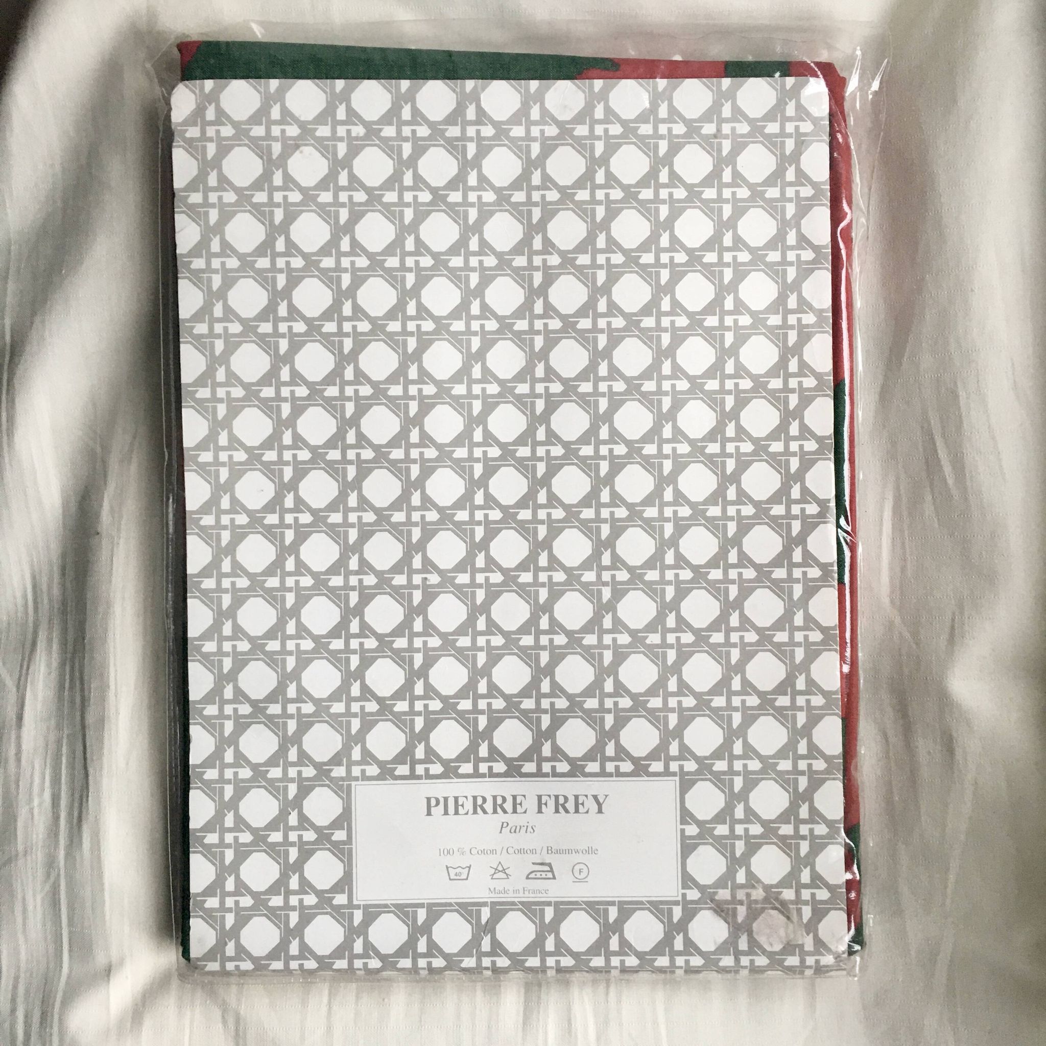 New Tablecloth Pierre Frey Red & Green 178 x 280 cm