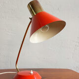 Vintage Red Table Lamp made by AKA Germany, 1960