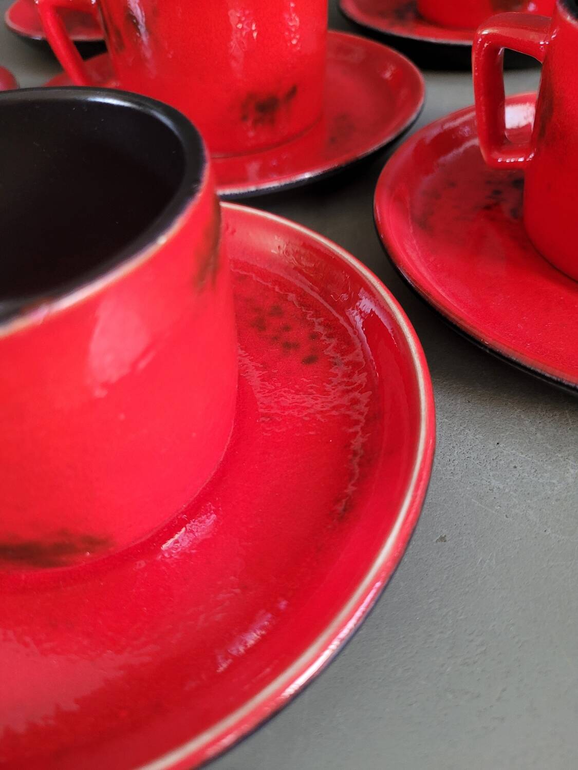 Complete vintage coffee set for 6 people