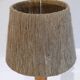 Pair of Scandinavian lamps in wood and rope 1970