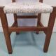 Chaise en bois assise en corde tressée