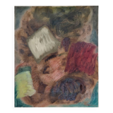 Signed abstract painting