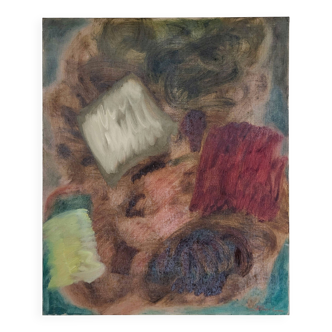 Signed abstract painting