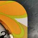 Vintage silent wall pendulum clock from the 60s square "Kiulé flowers"
