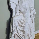 Plaster bas relief "Athena adjusting her sandal"
