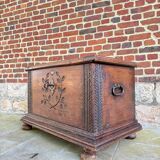 Chest In High Period Oak From XVII Eme Century